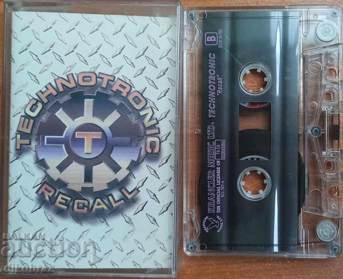 Technotronic - RECALL - casetă audio din 1995