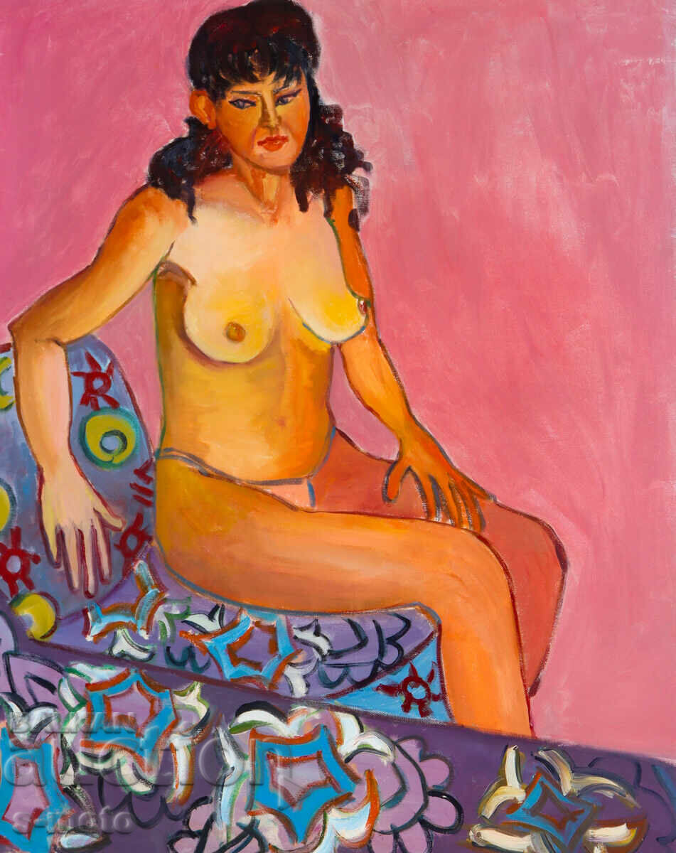 Tablou ulei portret corp gol