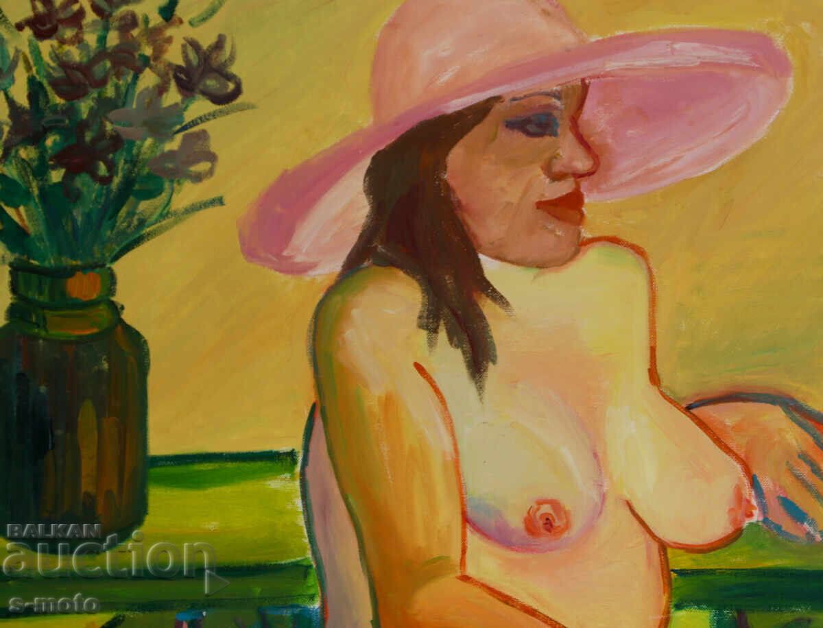 Livrarea Tablou ulei portret corp gol