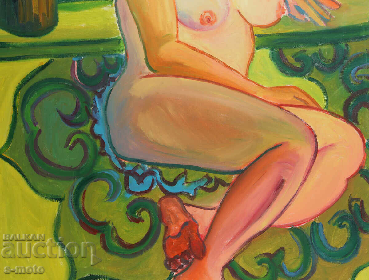 Tablou ulei portret corp gol - 6