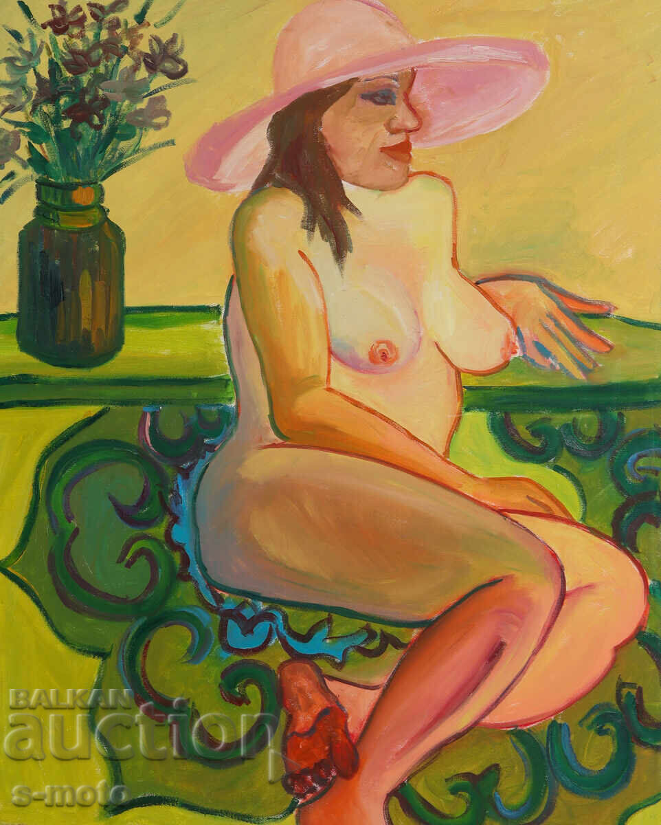 Tablou ulei portret corp gol