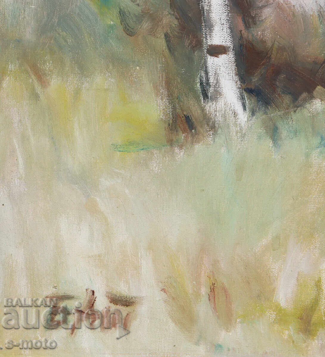 Oil painting forest landscape - 6
