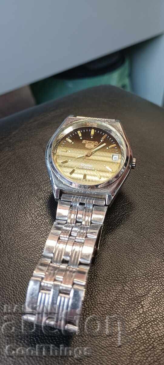 Δημοπρασία SEIKO 5 Crystal 21 jewels