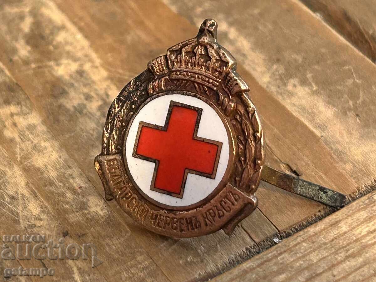 Insignă / Cocardă Crucea Roșie Bulgară BCHK Regatul Bulgariei cu preț € 89.00 | 174.07 BGN Insignă / Cocardă Crucea Roșie Bulgară BCHK Regatul Bulgariei cu preț € 89.00 | 174.07 BGN