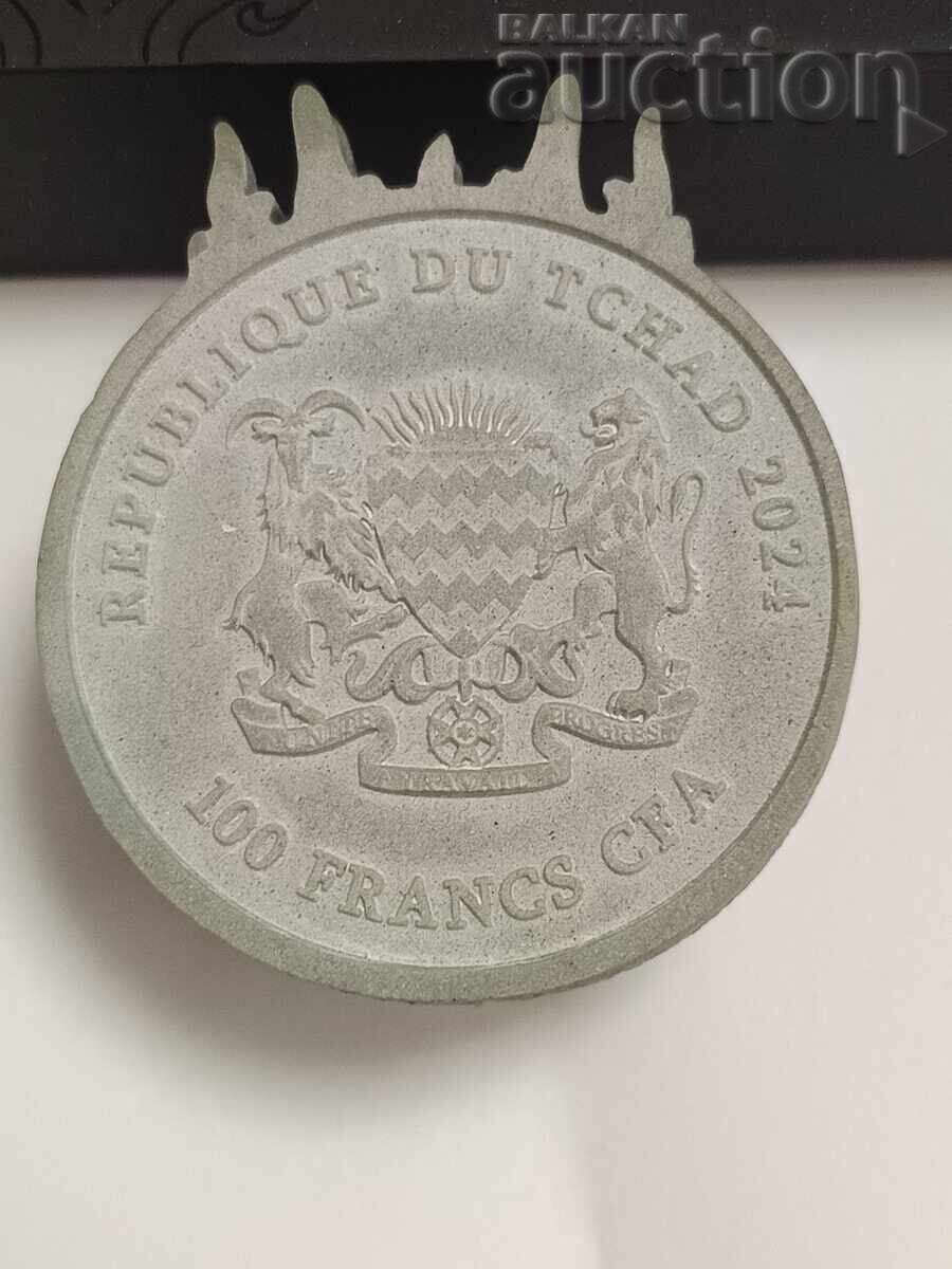 Licitație 100 franci Ciad 2024 Licitație 100 franci Ciad 2024