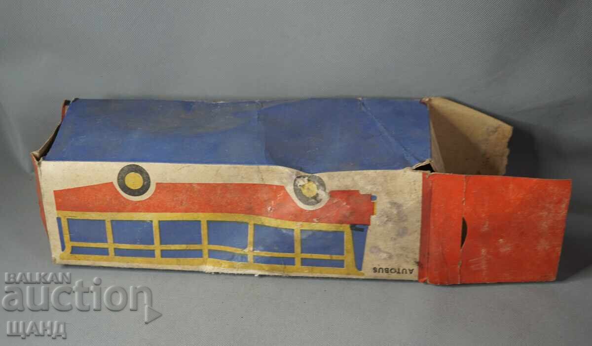 Licitație Cutie veche pentru jucărie poloneză model autobuz