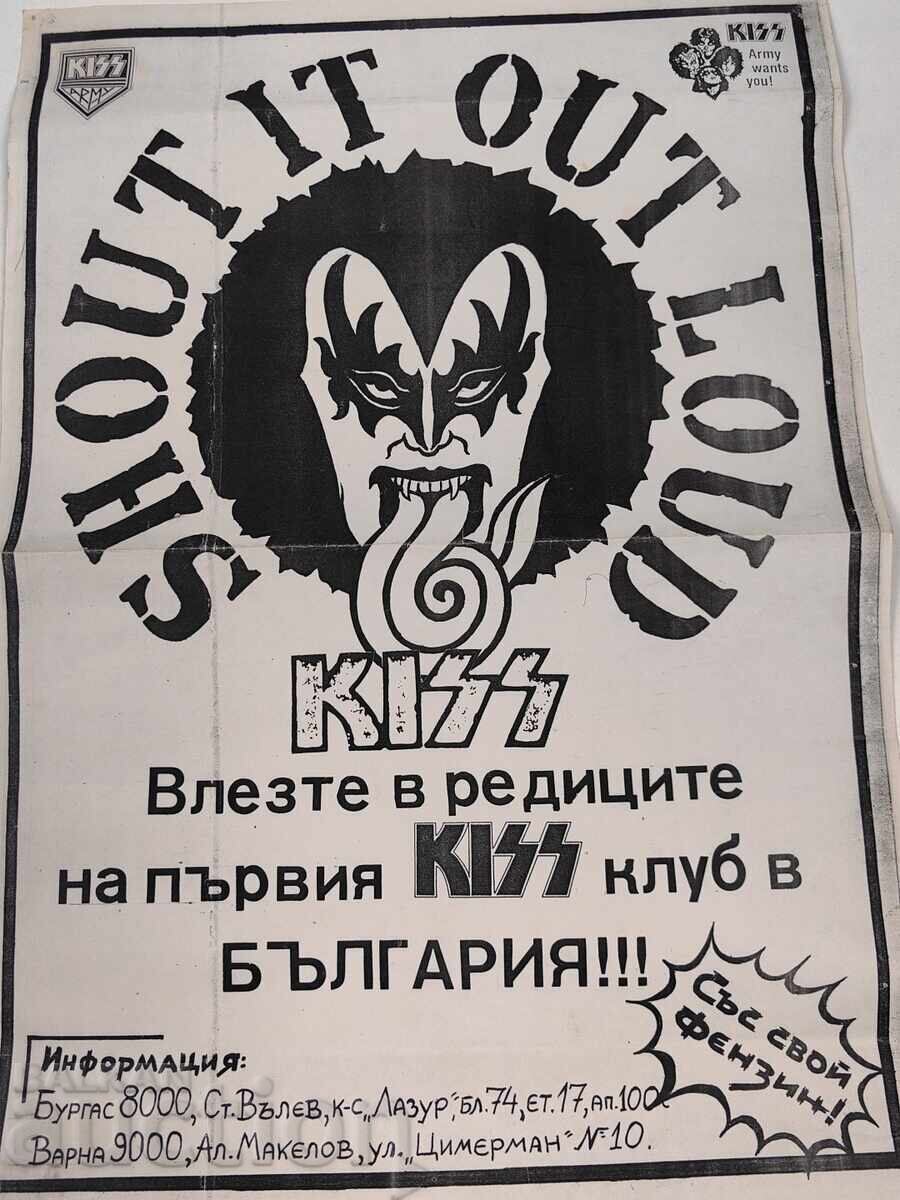 SOCIAL POSTER POSTER KISS METAL ROCK BAND with price € 10.00 | 19.56 BGN SOCIAL POSTER POSTER KISS METAL ROCK BAND with price € 10.00 | 19.56 BGN