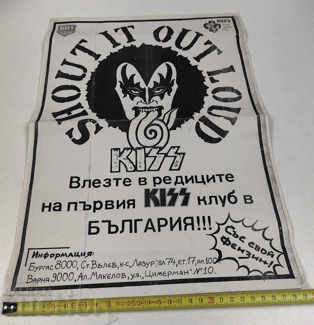 Auction SOCIAL POSTER POSTER KISS METAL ROCK BAND Auction SOCIAL POSTER POSTER KISS METAL ROCK BAND