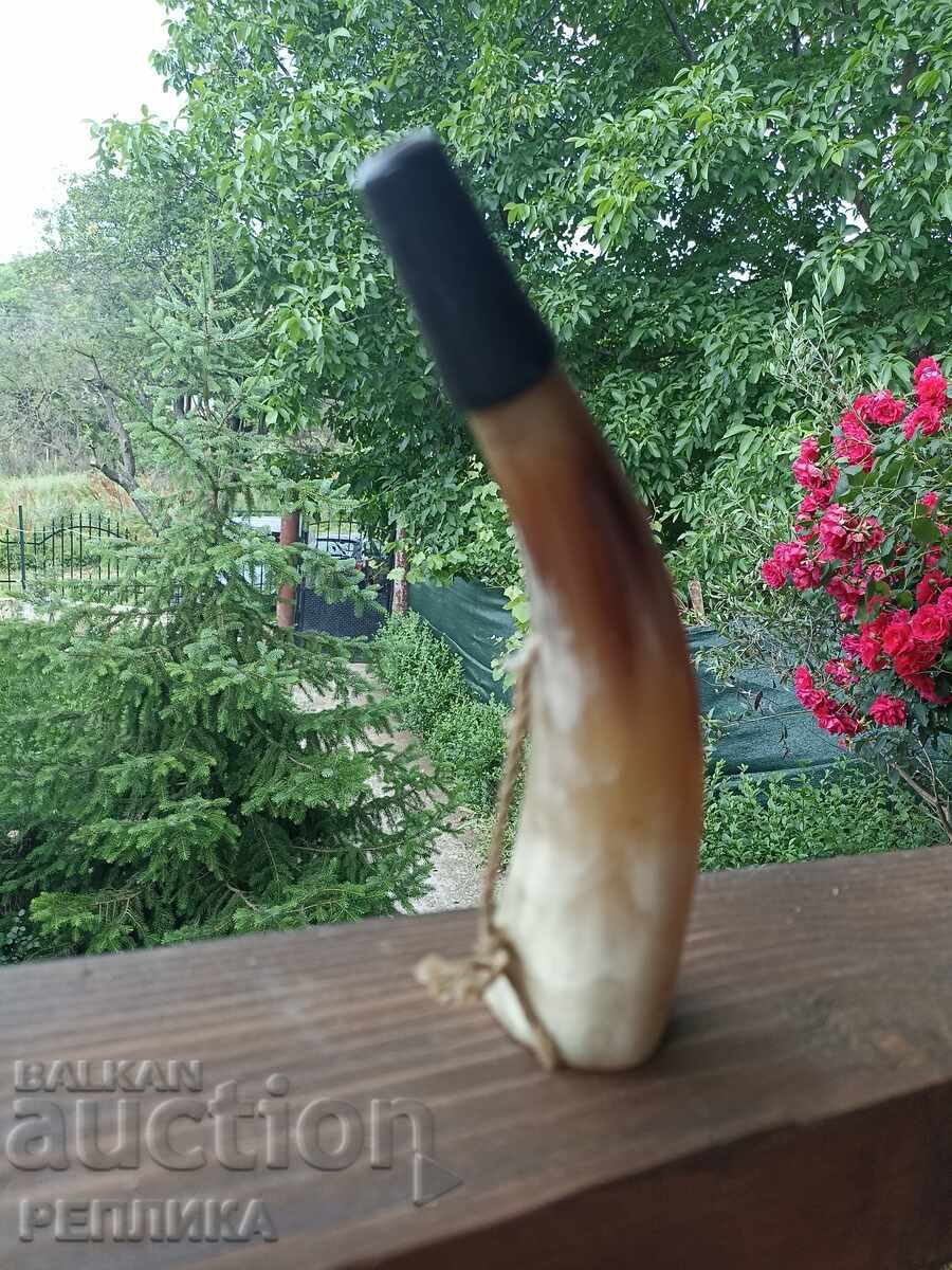 Licitație Fluier din corn de animal 18 cm