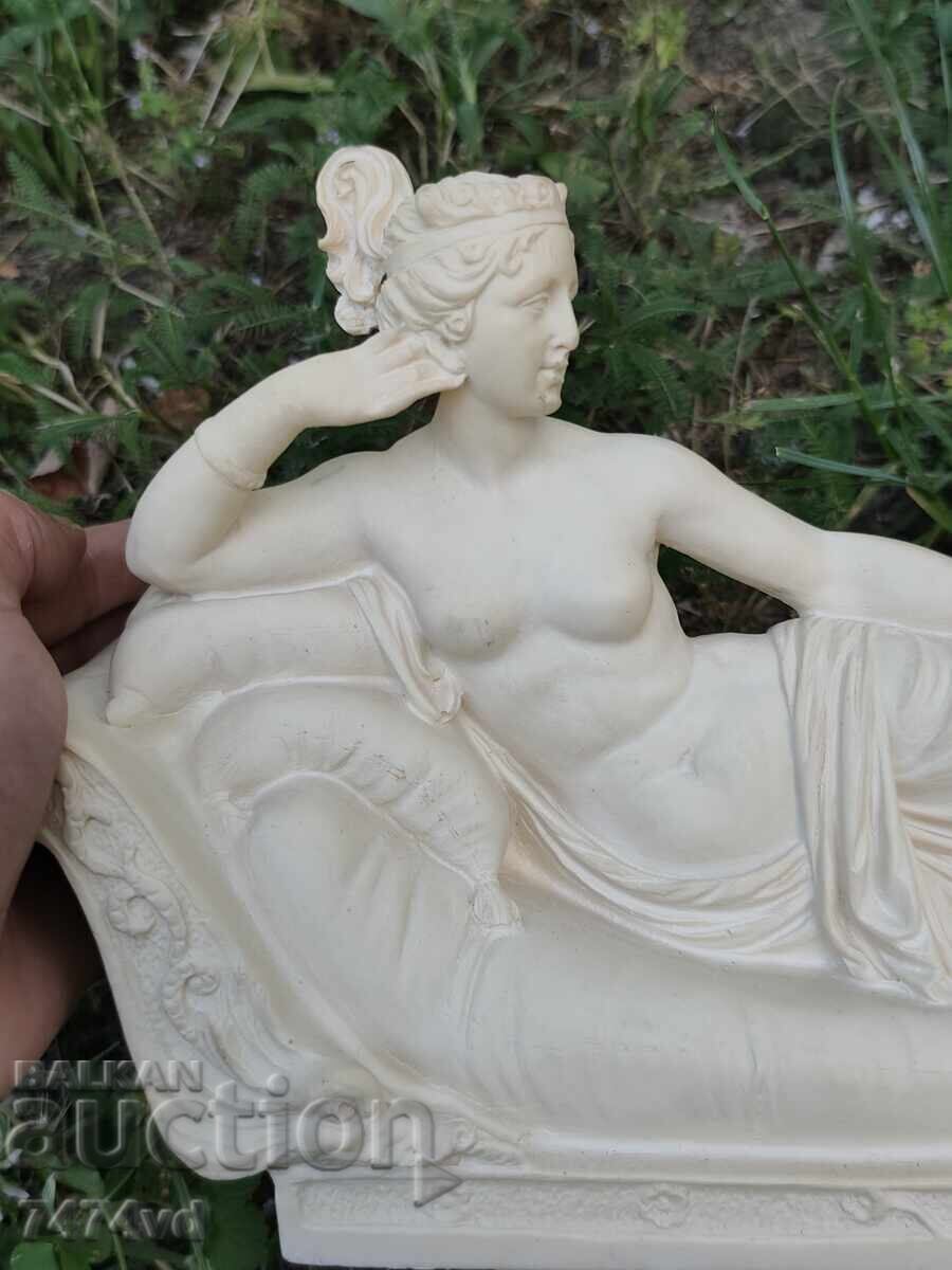 Licitație Sculptură mare, rafinată și detaliată „Venus Victrix”