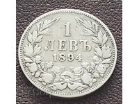 1 leu 1894 de 1 cent B.Z.Ts