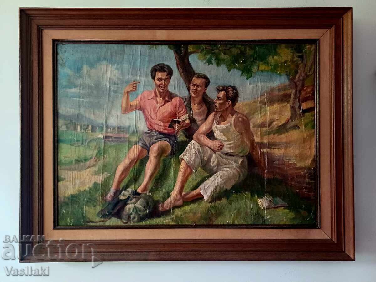 Pictură bulgărească veche, mare și unică Pictură bulgărească veche, mare și unică