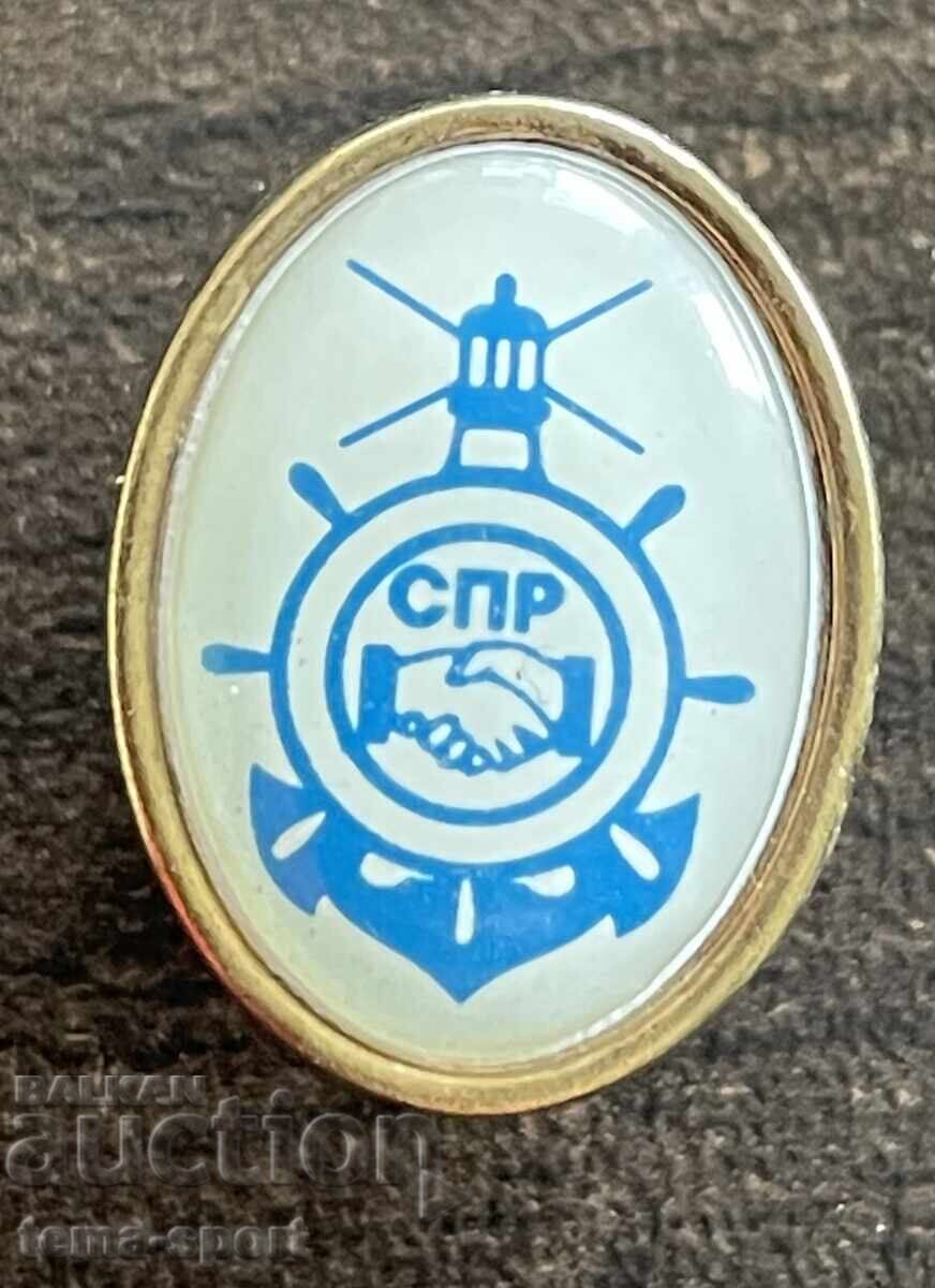 22303 Bulgaria insignă club de fotbal Cernomoreț Burgas