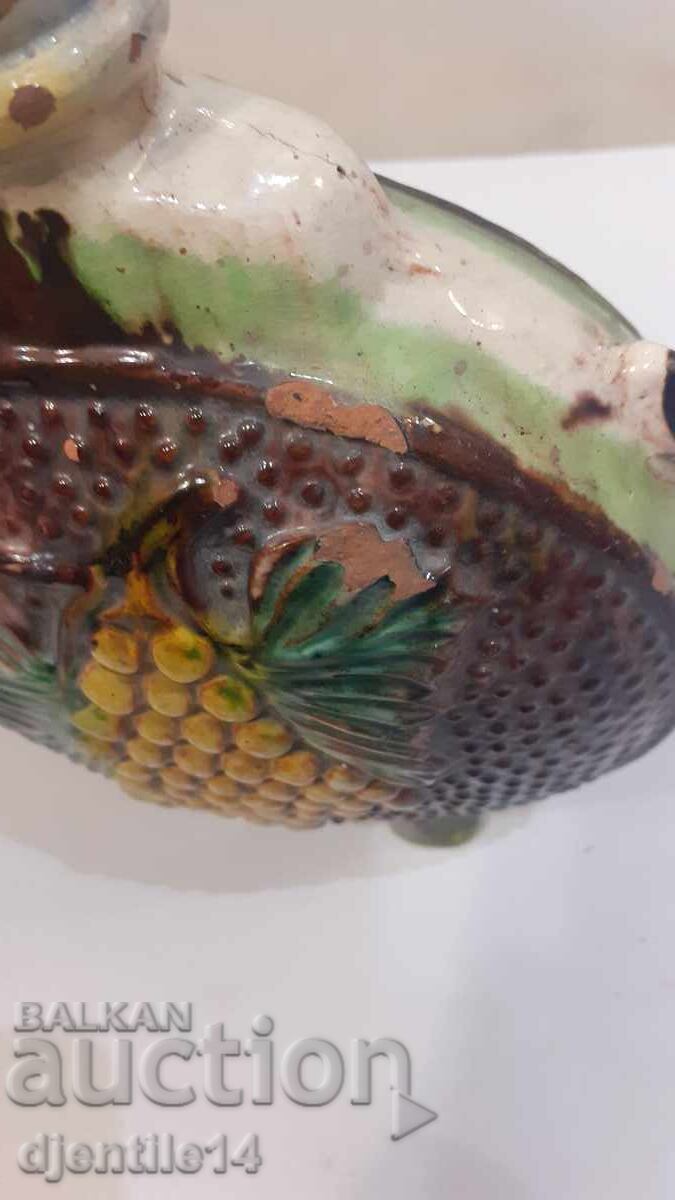 Ceramică, ploscă veche - 5