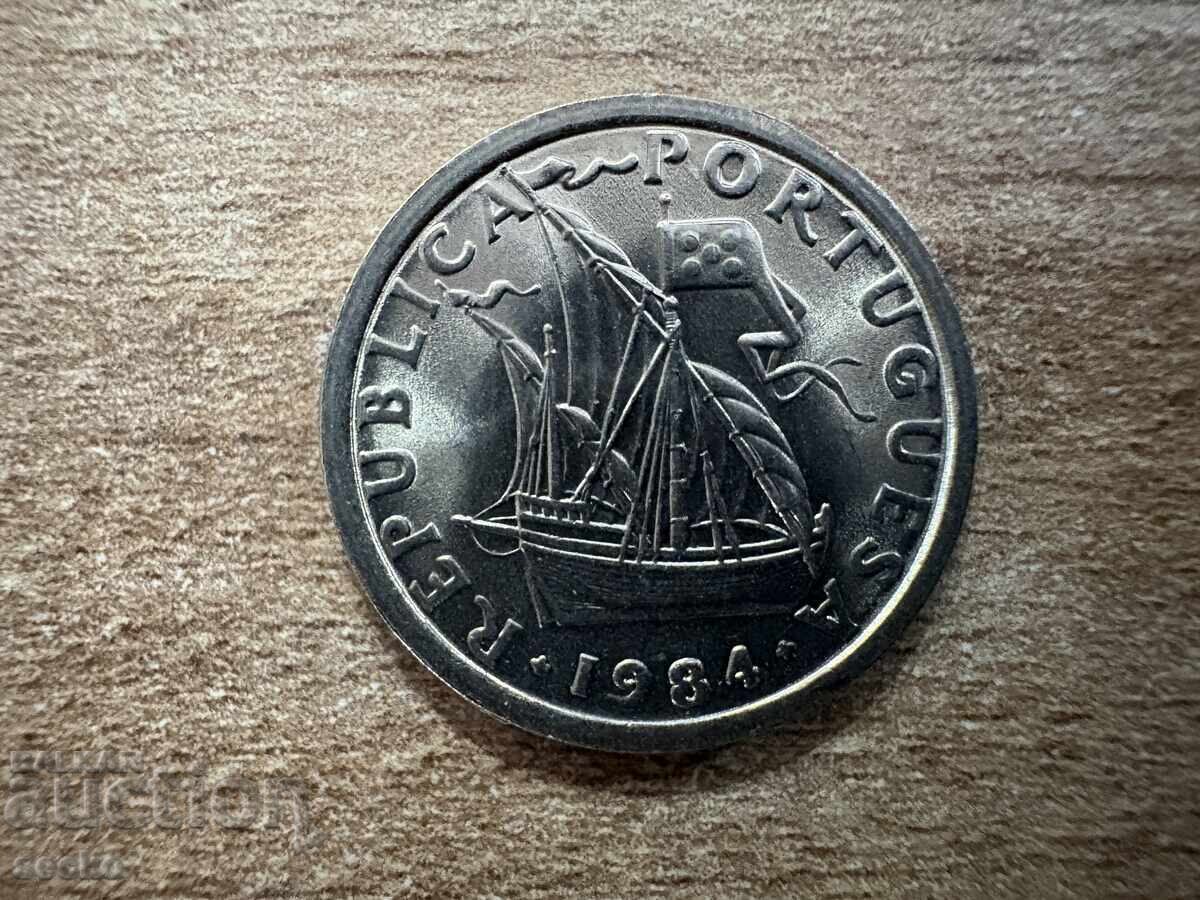 Portugalia - 2.5 escudos (1984) cu preț € 0.15 | 0.29 BGN