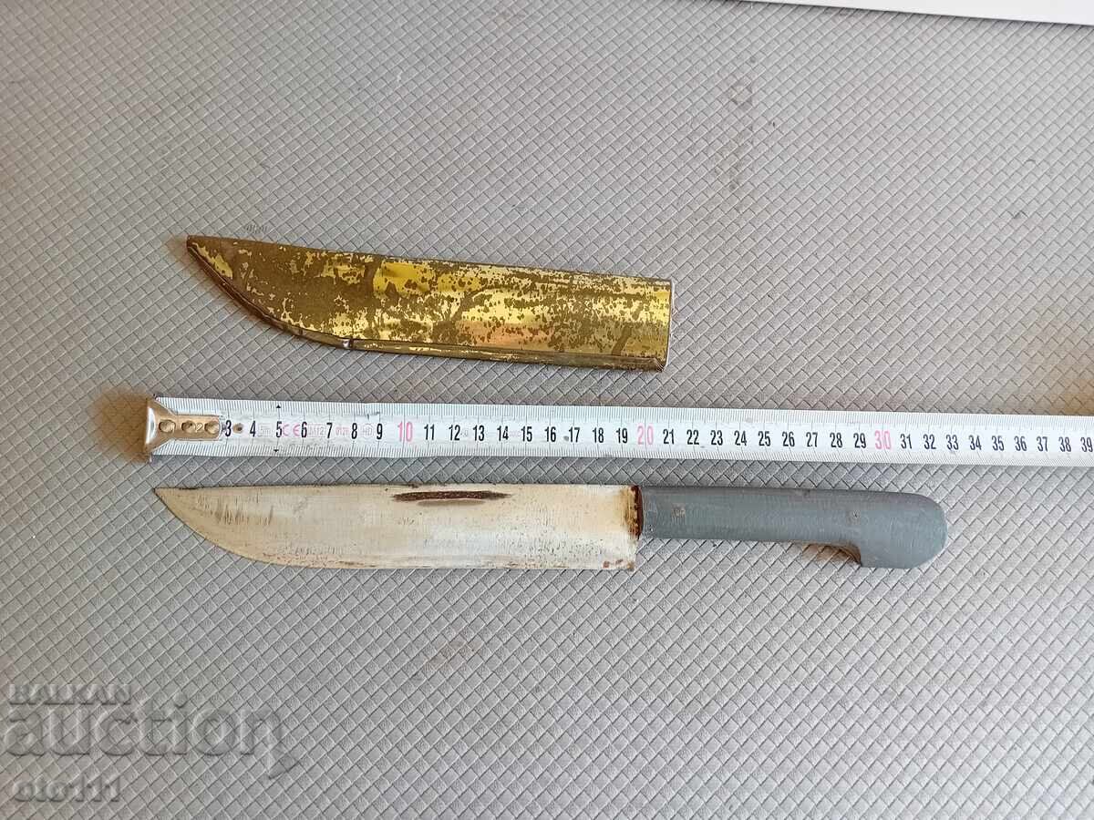 CUȚIT VECHI DE PĂSTOR FORJAT CUȚIT VECHI DE PĂSTOR FORJAT