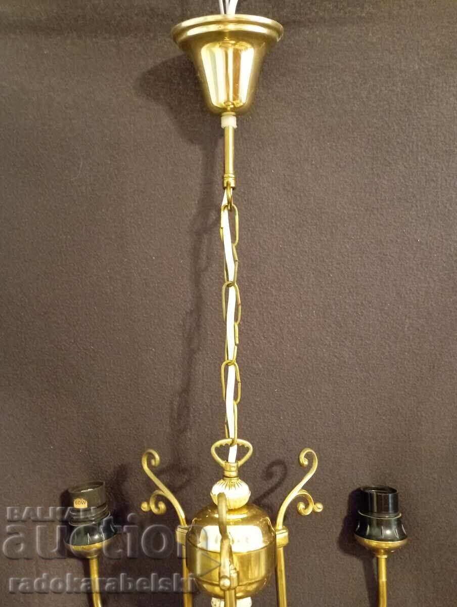 Frumos candelabru vechi din alamă - 5