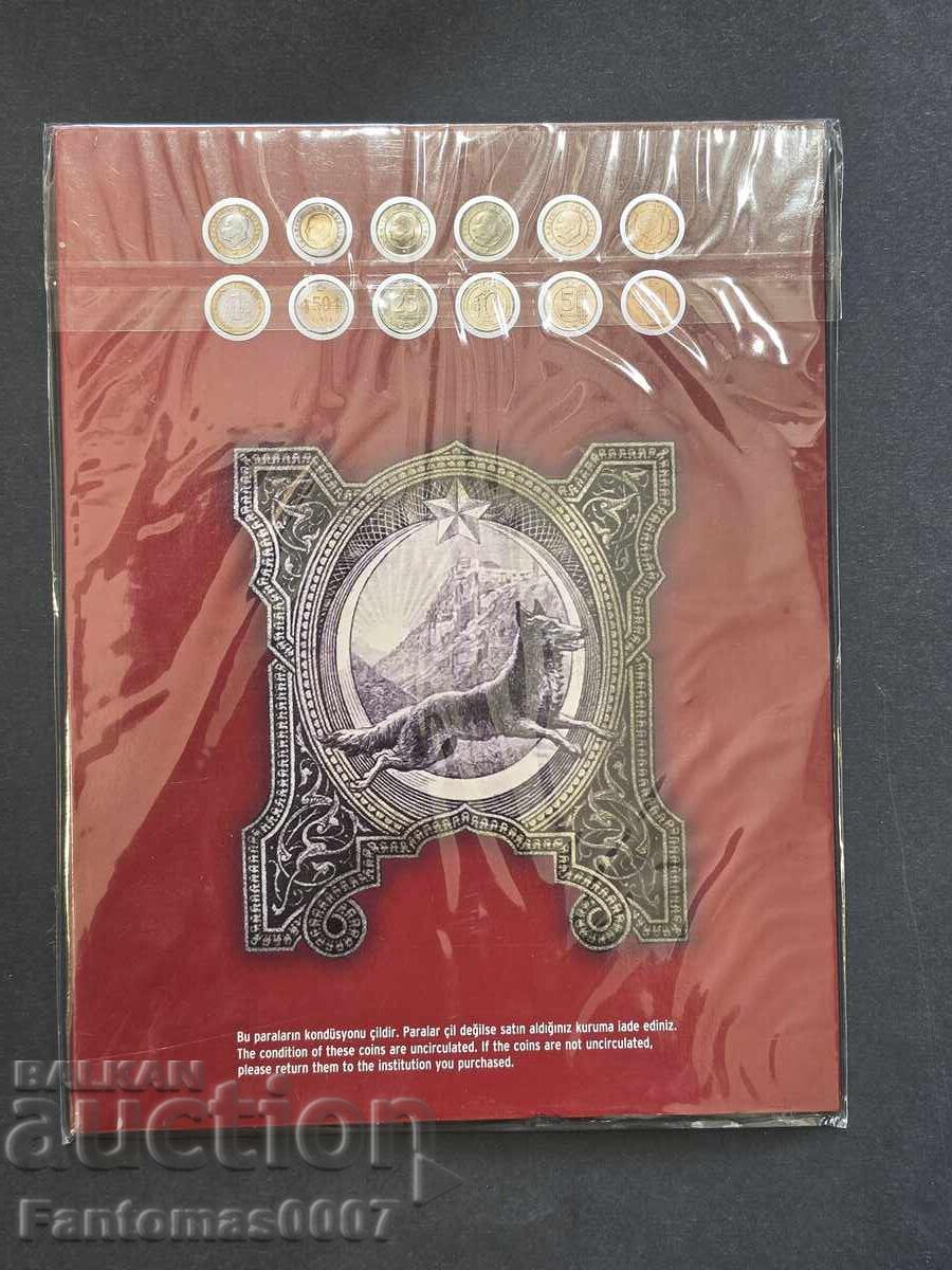 Licitație SET MONEDE TURCEȘTI 2023 UNC PROOF Licitație SET MONEDE TURCEȘTI 2023 UNC PROOF