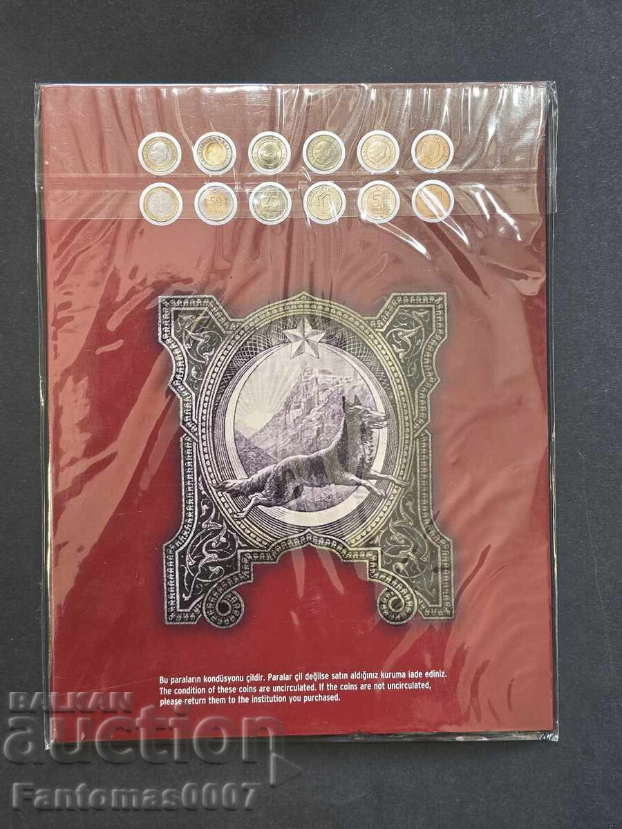 Livrarea SET MONEDE TURCEȘTI 2023 UNC PROOF Livrarea SET MONEDE TURCEȘTI 2023 UNC PROOF