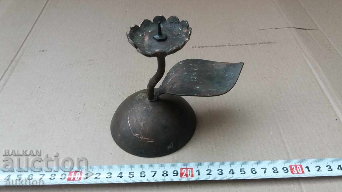 FORGED COPPER CANDLESTICK with price € 2.99 | 5.85 BGN