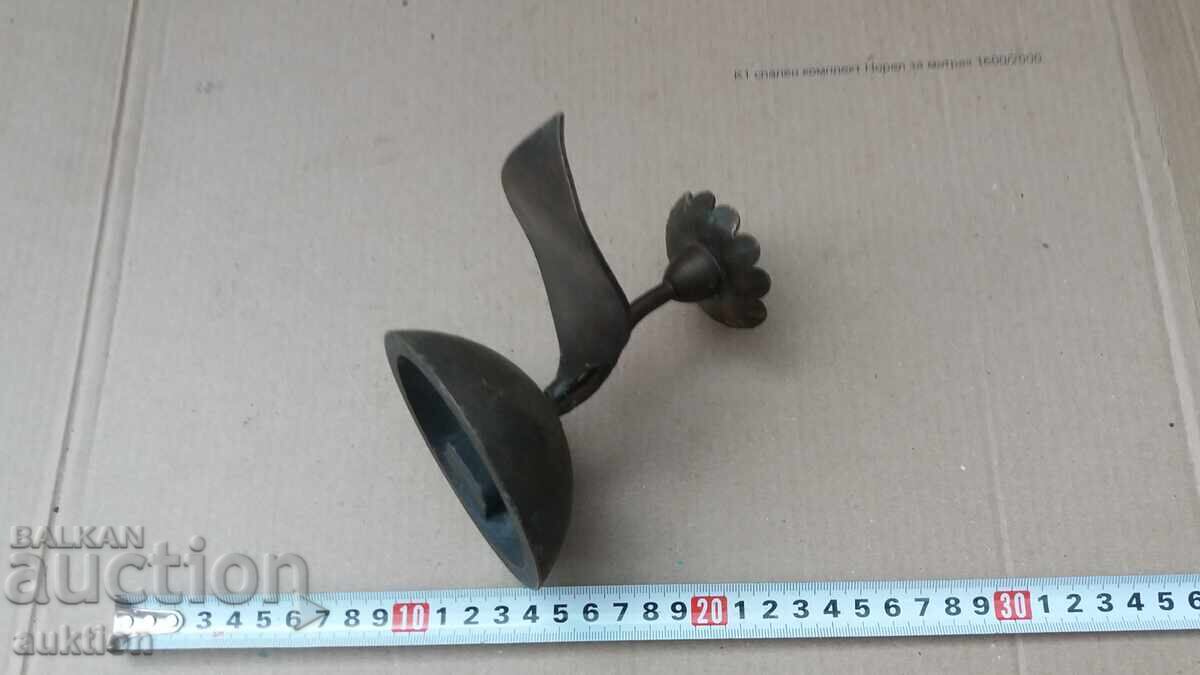 FORGED COPPER CANDLESTICK - 7