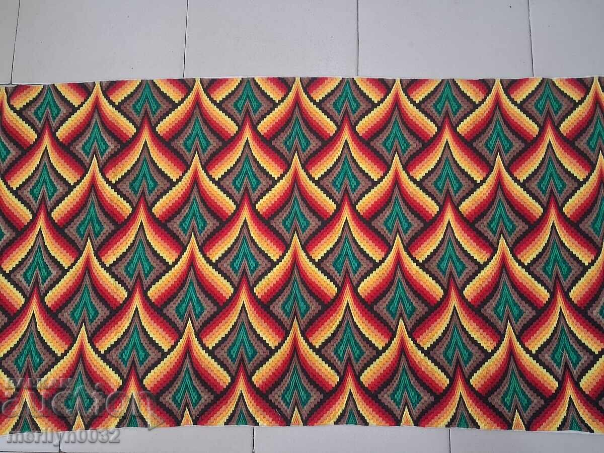 Tapiserie veche pentru panou broderie perete, tablou covor - 6