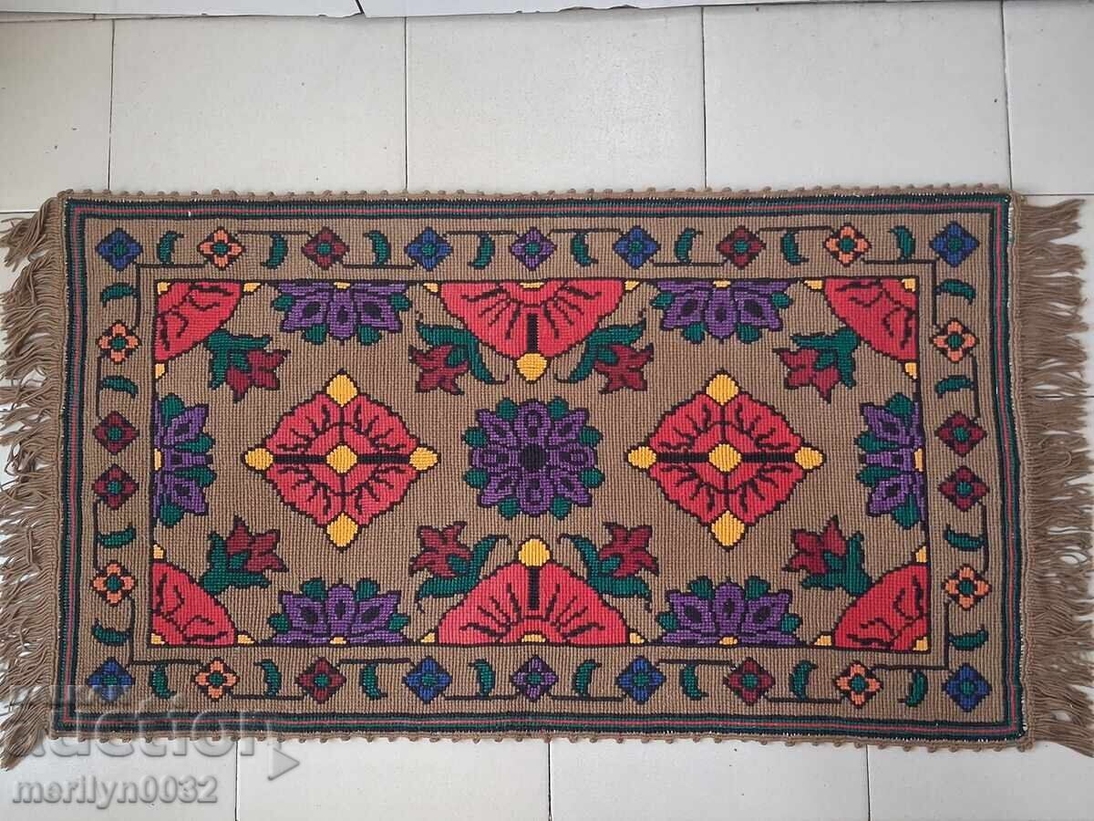 Covor vechi de perete, broderie bulgărească, panou, covor Covor vechi de perete, broderie bulgărească, panou, covor