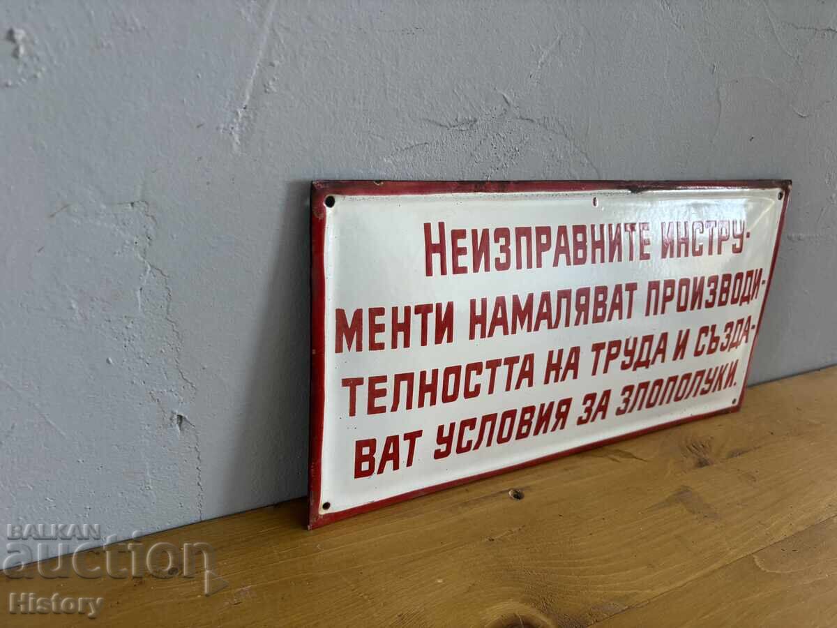 Licitație Placa emailata