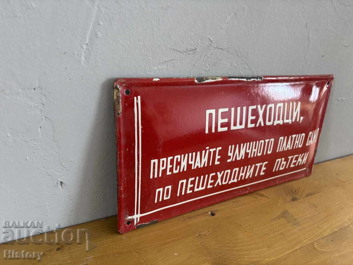 Licitație Placa emailata