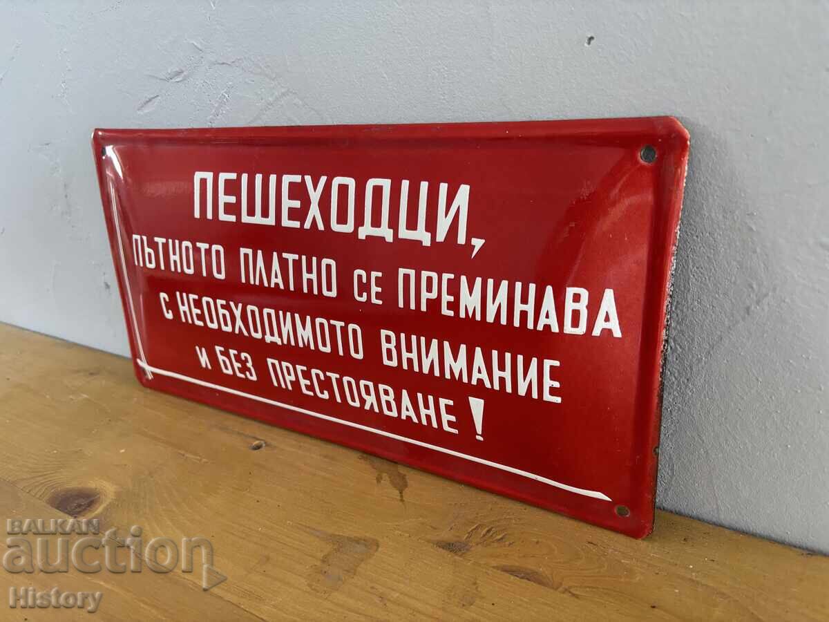 Licitație Placa emailata