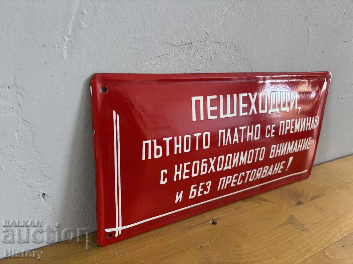 Livrarea Placa emailata