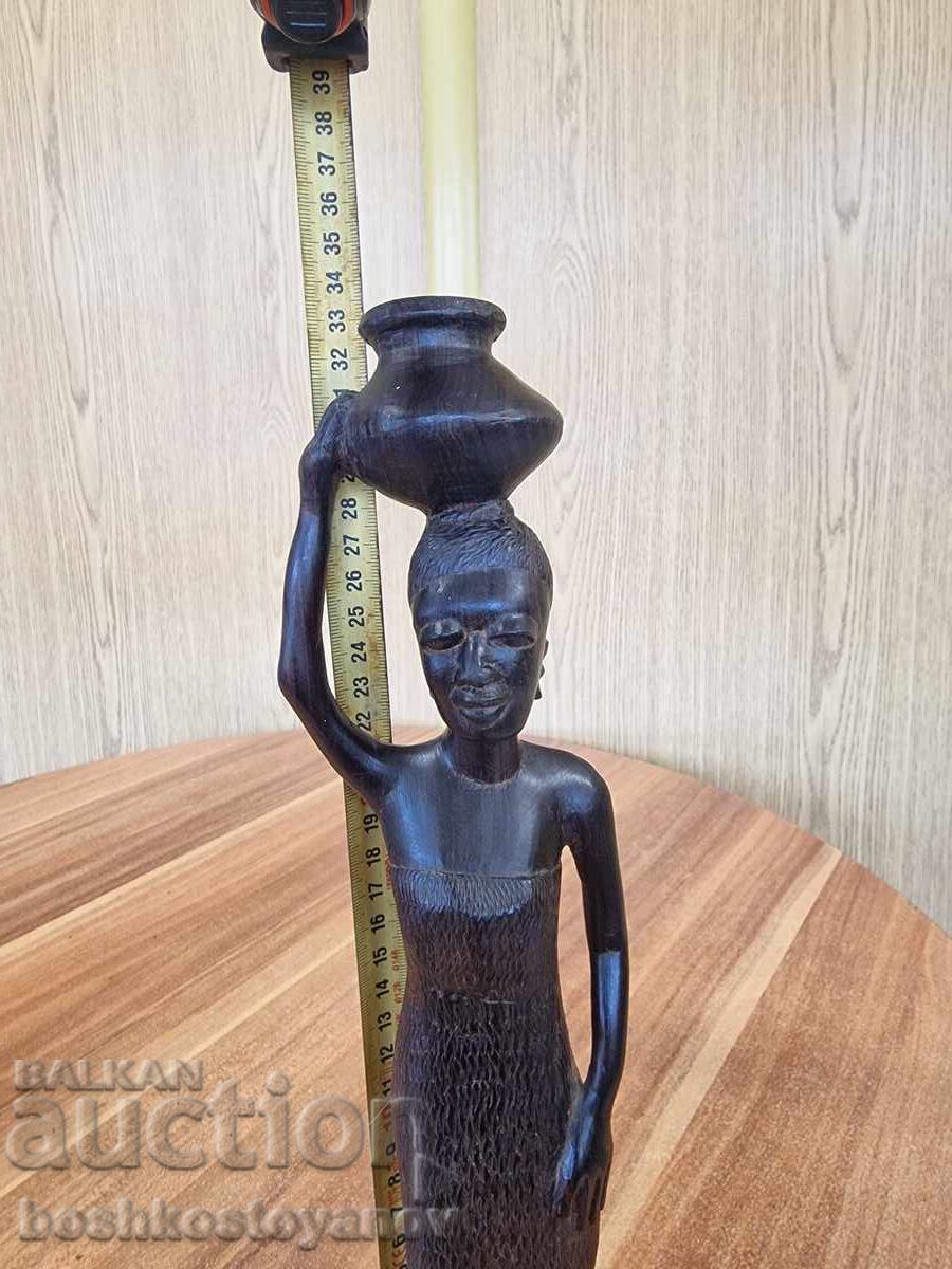 Statuetă africană din abanos - 6