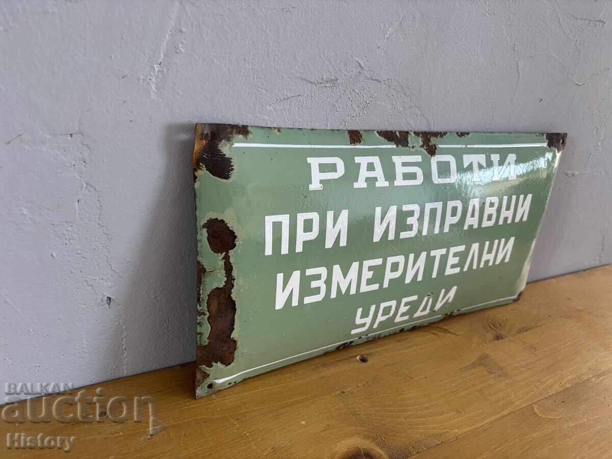 Licitație Placa emailata