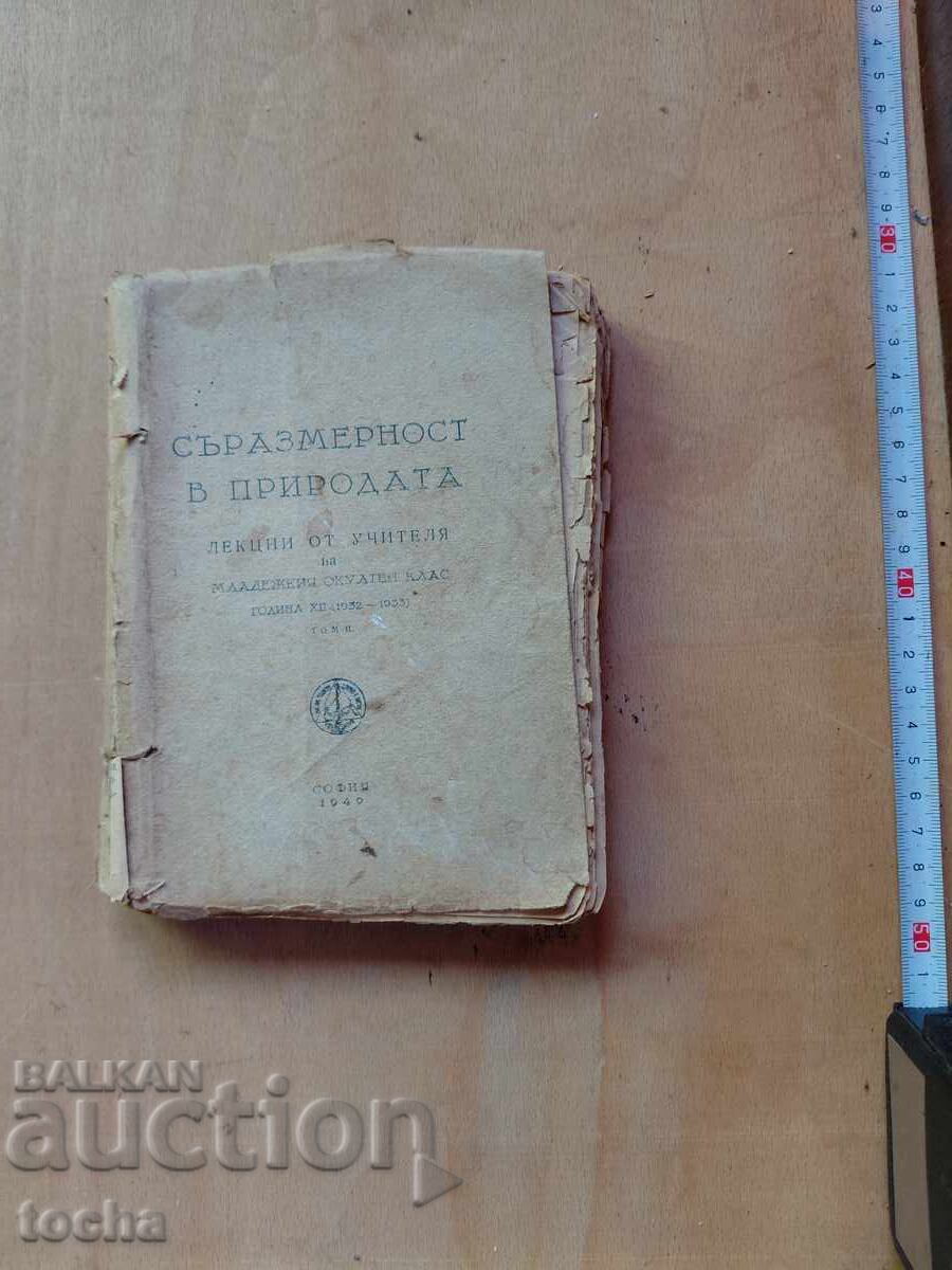 Proporționalitate în natură 1949, maestrul Deunov