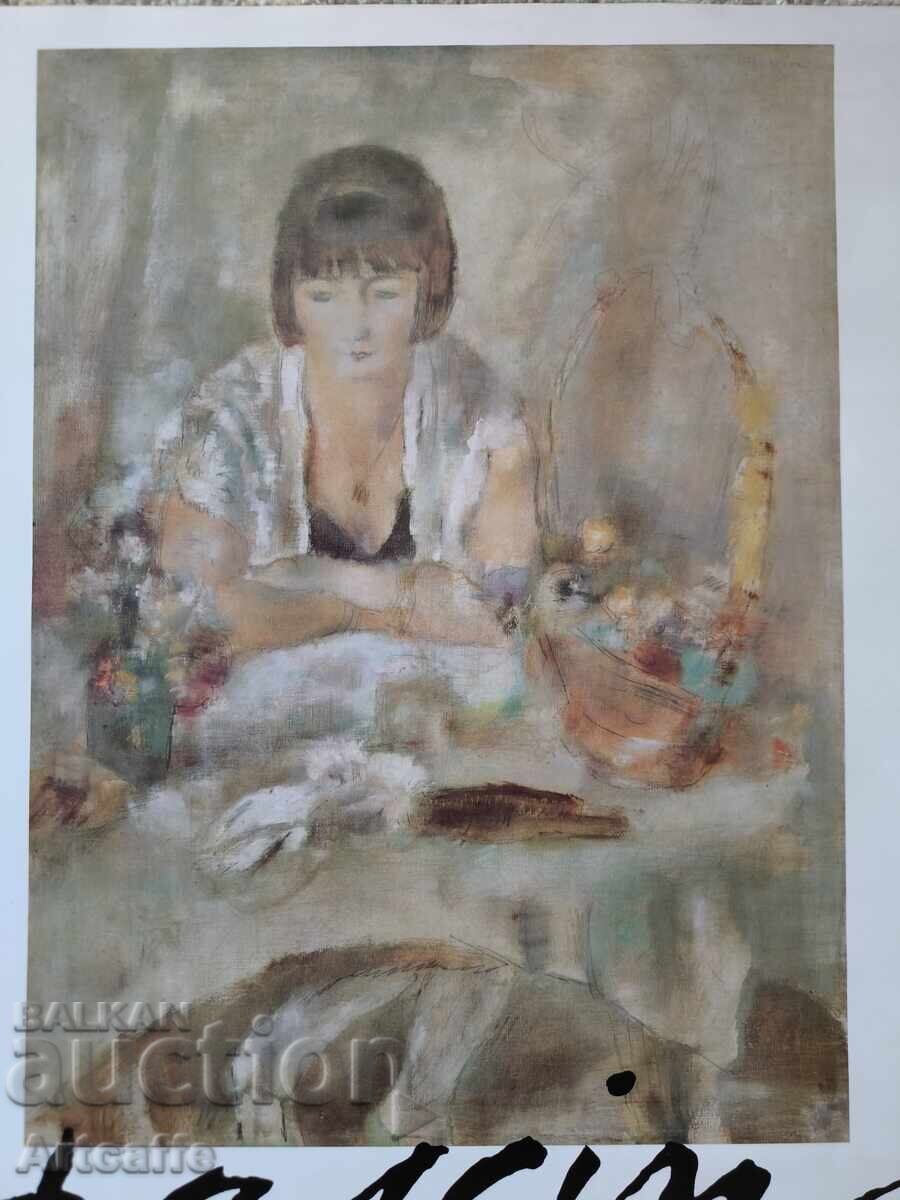 Delivery of Original exhibition poster by Jules Pascin