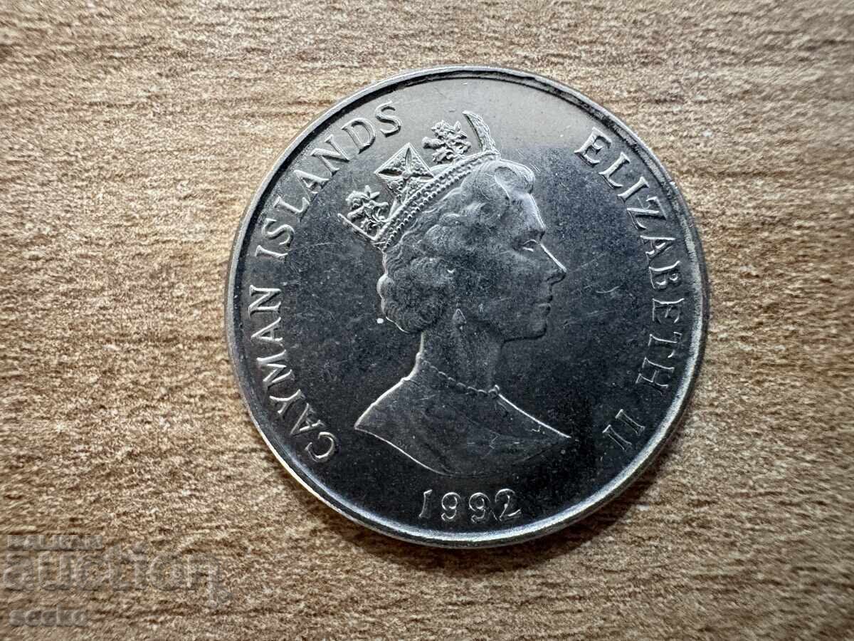 Cayman Islands - 25 cents (1992) with price € 0.60 | 1.17 BGN