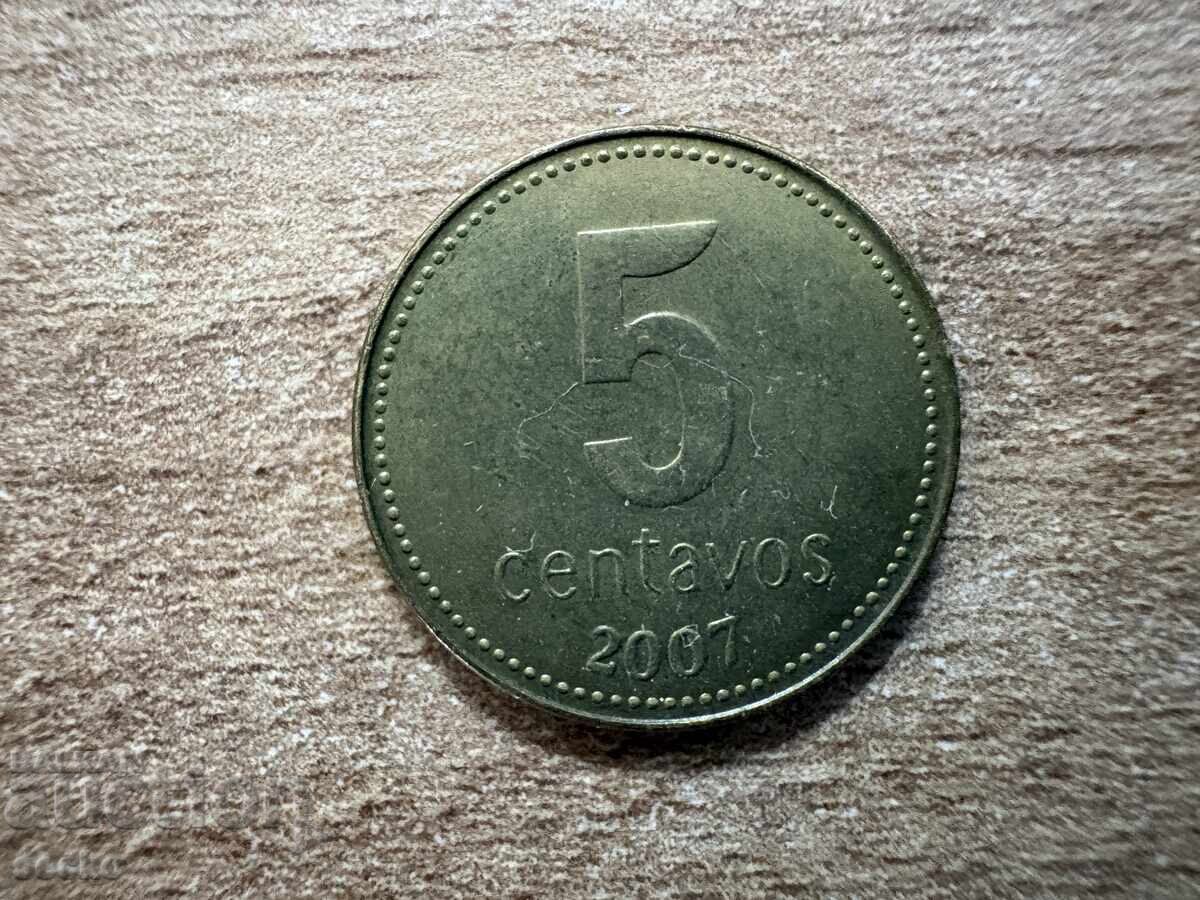 Argentina - 5 centavos (2007)
