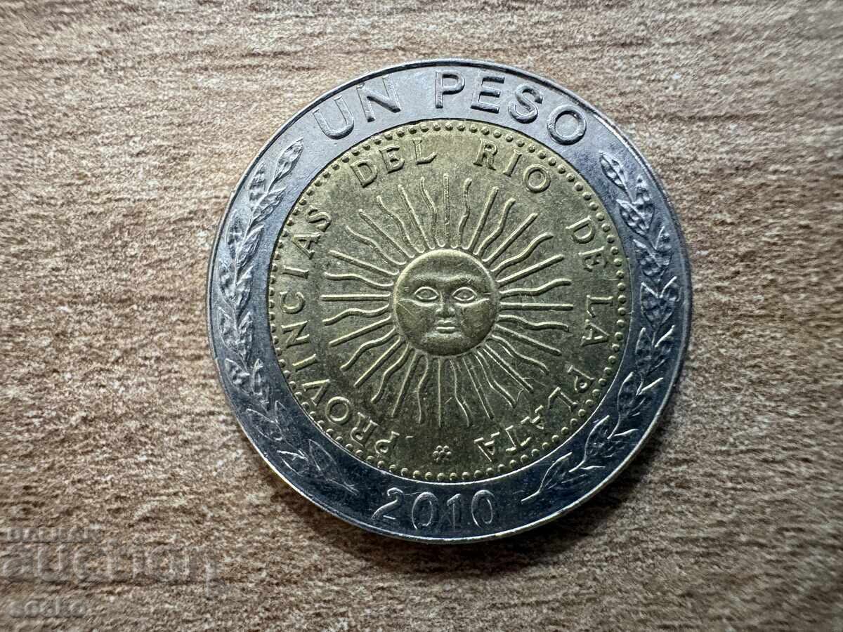 Argentina - 1 peso (2010)