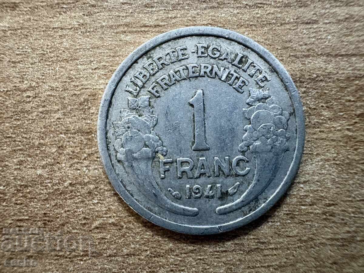 Franța - 1 franc (1941)