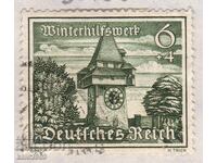 Germania/Reich-Al Doilea Război Mondial 1939-Ajutor de iarnă-Clădiri, ștampilă