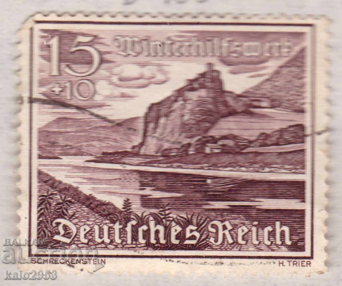 Germania/Reich-Al Doilea Război Mondial 1939-Ajutor de iarnă-Clădiri, ștampilă