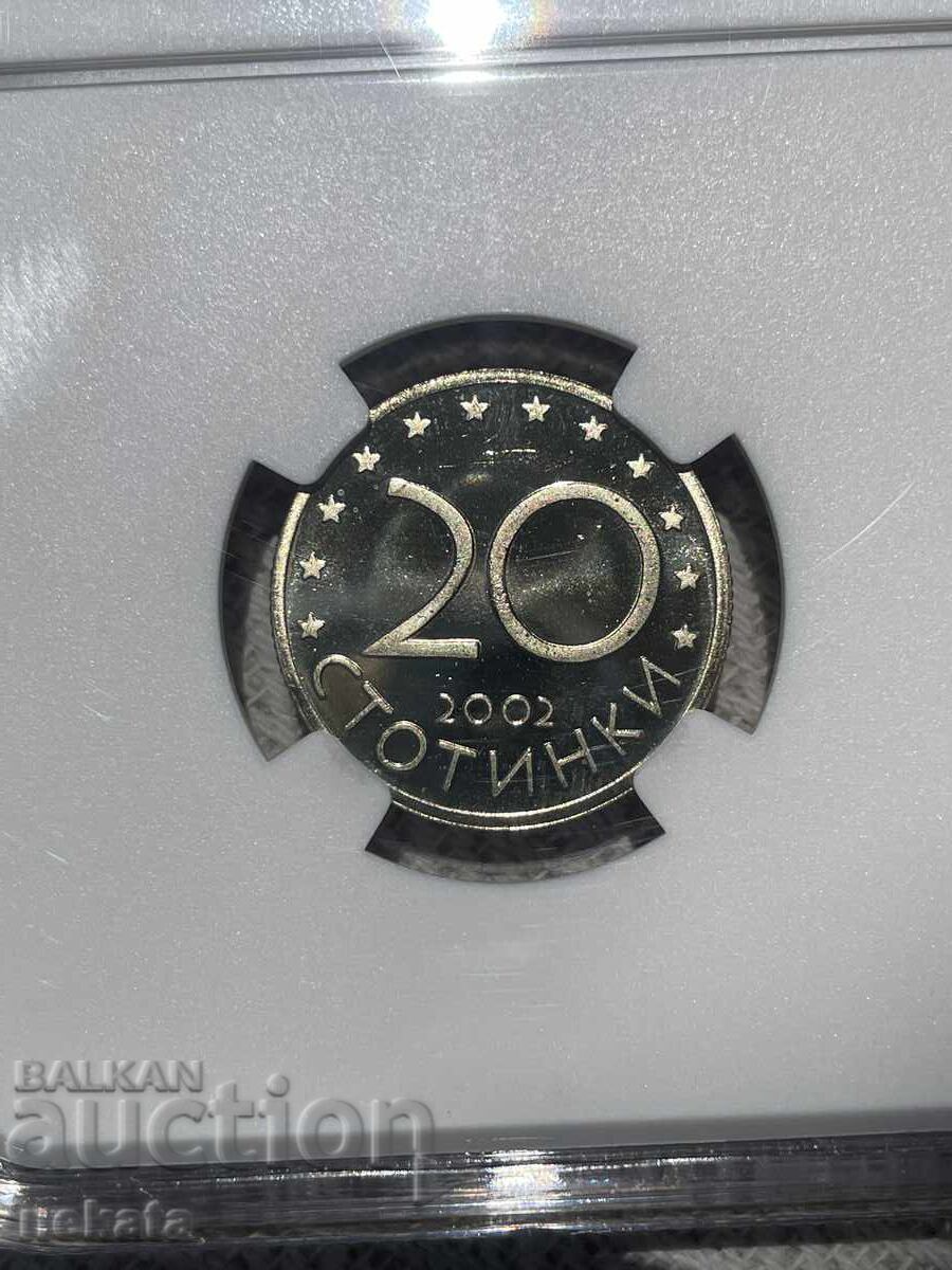 20 stotinki 2002 Mat-Luciu NGC PF67 Ultra Cameo - 5 20 stotinki 2002 Mat-Luciu NGC PF67 Ultra Cameo - 5