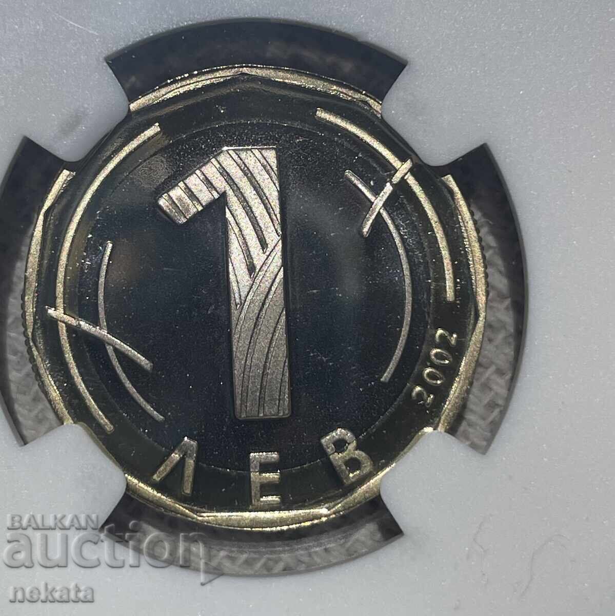 1 lev 2002 g. Mat-Glants NGC PF69 Ultra Cameo - 7