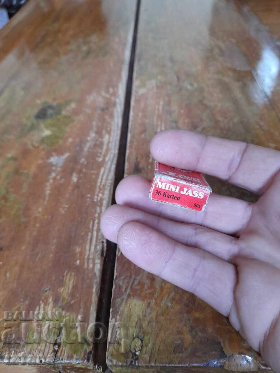 Παλιές τράπουλες Mini Jass με τιμή € 16.00 | 31.29 BGN