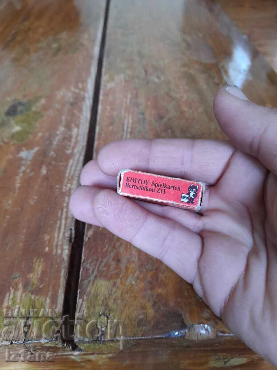 Δημοπρασία Παλιές τράπουλες Mini Jass