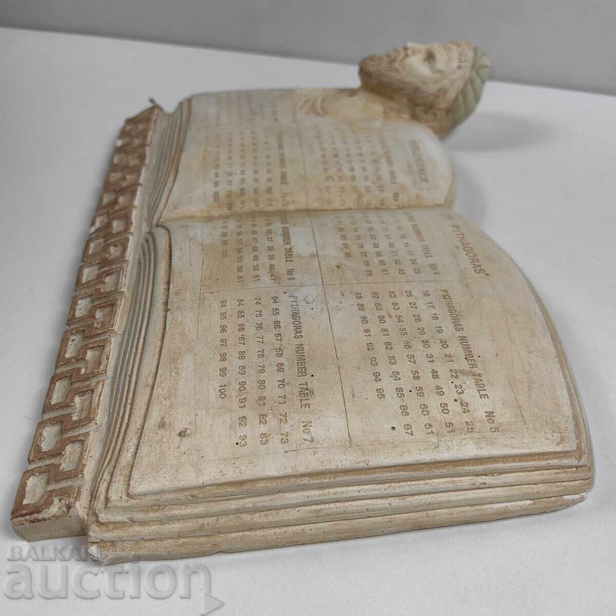 Livrarea PYTHAGORAS NUMERE PITAGOREENE DE BORI RElief PANOU MARE GRE