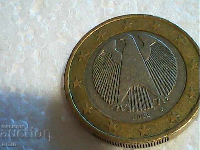 1 euro coin 2002 letter D Germany with price € 100.00 | 195.58 BGN 1 euro coin 2002 letter D Germany with price € 100.00 | 195.58 BGN