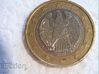 Monedă de 1 euro cu defect 2002 Germania