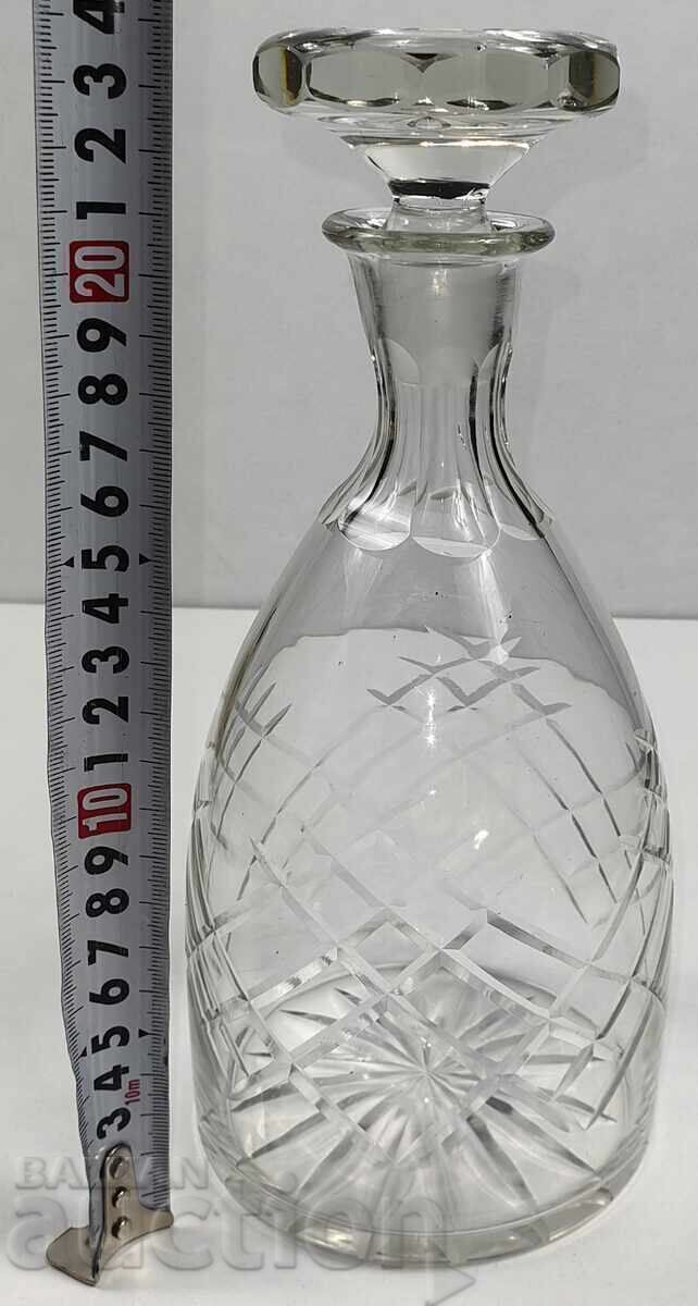 GARAFĂ DE CRISTAL STICLĂ BUTELIE VIN RAHAT CRISTAL EXCELENT - 6