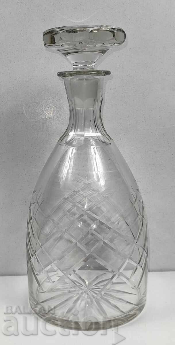 GARAFĂ DE CRISTAL STICLĂ BUTELIE VIN RAHAT CRISTAL EXCELENT - 7